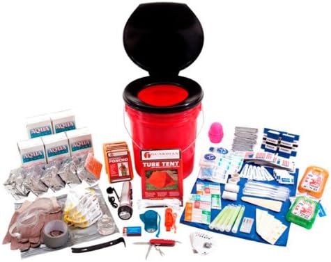 5 Person Guardian Bucket Survival Kit (15.00H x 12.00W x 12.00D) by Guardian Survival Gear