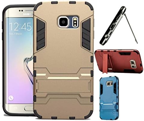 For Samung Galaxy S6/S6 Edge Case Shock Resistant Hybrid Armor Kickstand Case