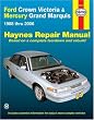 Ford Crown Victoria 1988 thru 2006 (Automotive Repair Manual)