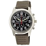 Citizen Men's AT0200-05E Eco-Drive Chronograph Canvas Watch