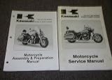 2005 Kawasaki VULCAN 1600 NOMAD VN1600 CLASSIC TOURER Service Shop Manual SET 05 (service manual, and the motorcycle assembly & preparation manual.)