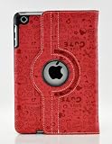 LiViTech(TM) Cute Lovely Cartoon Mamamia Happy Cover Case for Apple iPad Mini (Red)