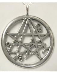 Sterling Silver Necronomicon Pendant