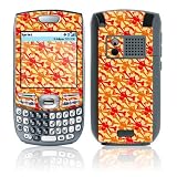 Skully Orange Design Protective Skin Decal Sticker for Palm Treo 680 Cell Phone