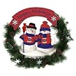 Florida Panthers 22" Snowman Christmas Wreath - NHL Hockey