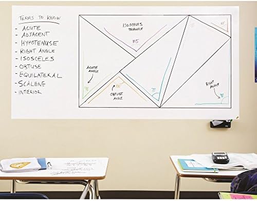 17.5 x 78.5 inch White Board Sticker Roll