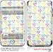 iPod Touch 2G & 3G Skin and Screen Protector Kit - Kearas Hearts White