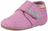 Living Kitzb&uuml;hel Baby Klettschuh uni 1609, Unisex - Kinder Hausschuhe, Violett (mulberry 366), EU 22