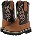 John Deere 2190 Western Boot (Toddler/Little Kid),You Tan Black Top Pull ON,11 M US Little Kid