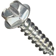 Zinc Plated Steel Sheet Metal Screw, Hex Head