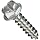 Zinc Plated Steel Sheet Metal Screw, Hex Head