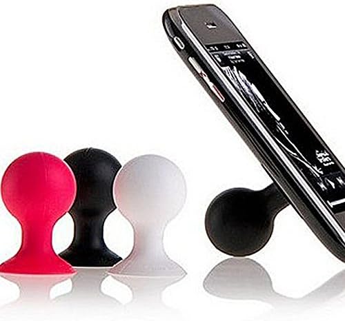 OBiDi - Colorful Mini Rubber Ball Stand Suction Holder for Apple iPhone iPod iTouch and Other Smart Phones With Smooth Surface