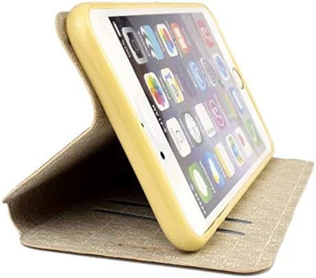 iPhone 6 Case, PHcase(TM) [Stand Feature] Maze Pattern Series Flip Case Cover PU Leather [Card Slots] Case for iPhone 6 **Free Cleaning Cloth,Stylus Pen and Screen Protector (Maze Champagne)