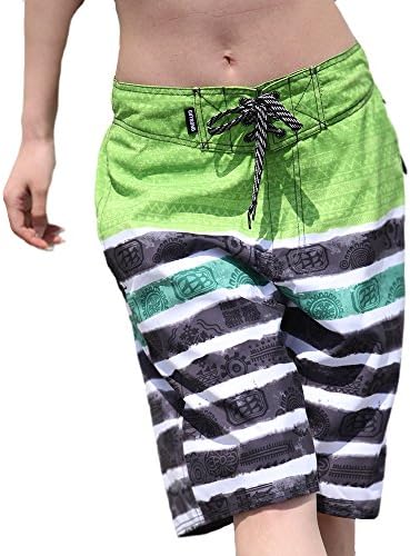 Swim Trunks Shorts Women GUYBOND Green 3L