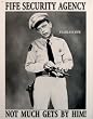 Andy Griffith FIFE Security Agency Metal Sign
