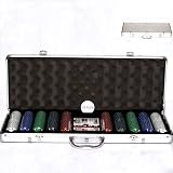 Aluminum Case Poker Set, 500 pc., 11.5g suited chips
