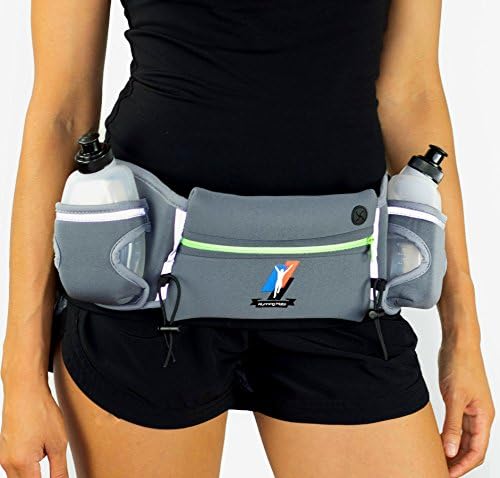Sleek and Sexy Running Hydration Fuel Belt, Makes the Perfect Runners Waist Pack with Water Bottles