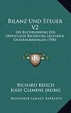 Bilanz Und Steuer V2: Die Buchfuhrung Der Offentlich Rechnung Legenden Unternehmungen (1900)