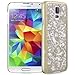 Galaxy S5 Case, GreatShield [TACT | Quill Design] SLIM FIT Pattern Rubber Coating Embossed Snap On Case Back Cover for Samsung Galaxy S5 SV (Gold)