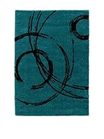 Kayoom Alfombra Romania-Bukarest (Turquesa)