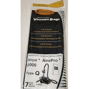 Model Q Royal Vacuum Replacement Bag (7 Pack)
