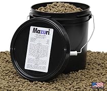 Mazuri Tortoise LS Diet, 4 lbs (1.8kg), A High Fiber Diet Designed For Dry Land Herbivorous Tortoises Such As Gopher, Sulcata, Galapagos, And May Be Used With Other Herbivorous Reptiles As Well
