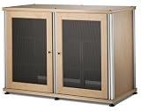 Salamander Synergy 323 Four-Shelved A/V Cabinet (Maple/Silver)