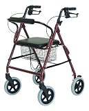 ROLLATOR/WALKER - LIGHTWEIGHT - 300 POUND CAPACITY