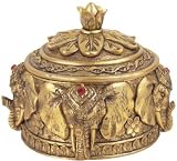 Jewelry Holder Thai Elephant Buddha Buddhist Collectible Decoration