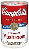 Campbell's Red and White Cream Of Mushroom Soup, 10.75-Ounce Cans (Pack of 48)