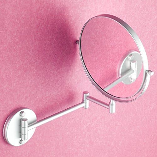 Artifi 8-Inch Two Sided Makeup Mirrors Dual Arm Wall Mount Mirror with 3x Magnification Makeup Shaving Bathroom Mirror