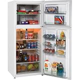 Counter Depth Refrigerators:Avanti FF991W 9.9 cu. ft. Counter-Depth Top-Freezer Refrigerator with Adjustable Shelves, Clear Crisper Bin and Reversible Door: White