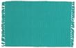 Durable Hand Woven 100% Cotton Colorful Solid Seafoam Placemat 12x18 Inches Set / 6
