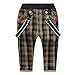 Little Boys' Pants Cotton Lattice Split Rompers Clothing Size 2-3 Years Blue