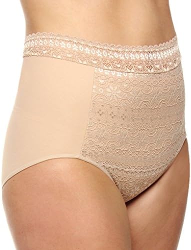 DuMi shapewear Firm Control Hi Cut Brief Panty (584) 3X/Taupe
