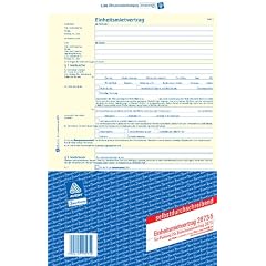 Zweckform Mietvertrag mit �bergabeprotokoll / 2873 A4  4seitig Inhalt 5 St�ck
