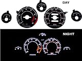 90-97 Mazda Miata w/ Tach Black/white Light Glow Gauge