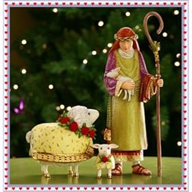  Krinkles Patience Brewster Nativity Shepherd Ewe & Lamb 2011