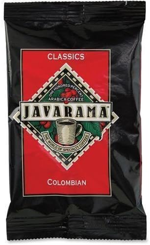 21968016 DS Services Javarama Colombian Coffee Packs - Caffeinated - Colombian - 24 / Carton