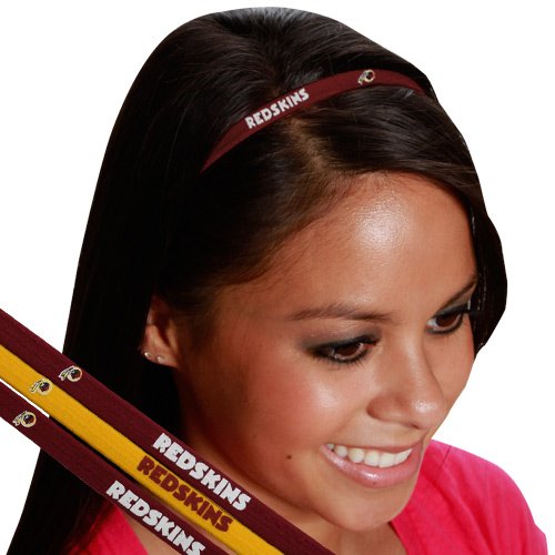 Washington Redskins 3pk Elastic Headbands