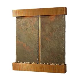 Lightweight NSI Slate Nojoqui Falls Double Fountain Patina Copper By Bluworld