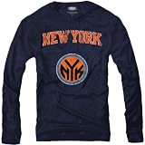 Majestic New York Knicks Long Sleeve Triblend T-Shirt Extra Large