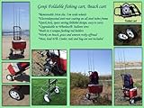 Genji steel tubes fishing cart, beach cart