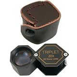 20X Hexagon Triplet Loupe Jewelers Gemstone Opti Tool