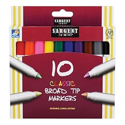 Sargent Art 22-1531 10-Count Classic Broad Tip Marker Review Sargent Art 22-1531 10-Count Classic Broad Tip Marker Review