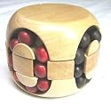 Kubeball. Wooden Puzzle. Rotating.