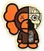 KAWS / Bape Sticker for Skateboards, Snowboards, Scooters, BMX, Mountain Bikes, Laptops, iPhone, iPod, Guitars etc.