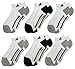 Adidas Low cut Performance cushioned 6 Pair Socks - Extended Size Shoe 12 - 16