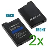 2x Rechargeable Battery for Sony PSP Portable Playstation Slim 3000 2000
