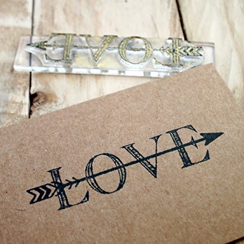 Cupids Arrow Valentine's LOVE Stamp